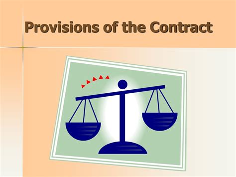 PPT - Provisions of the Contract PowerPoint Presentation, free download - ID:9163156