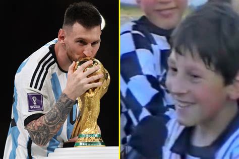 Newell's Old Boys post first interview of boyhood Messi after World Cup ...