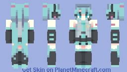 Hatsune Miku Minecraft Skin