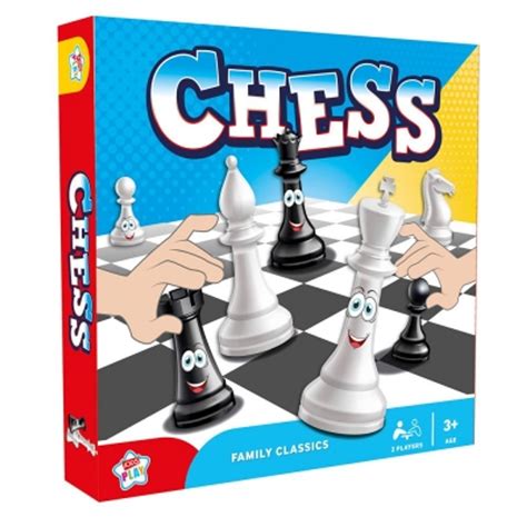 Kids Play Chess Board Game