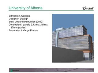 Ductal architecture presentation | UHPC | Precast concrete | PPT