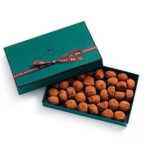 Buy La Maison Du Chocolat Premium Dark Chocolate Truffles Gift Box - 35pcs Gourmet French ...