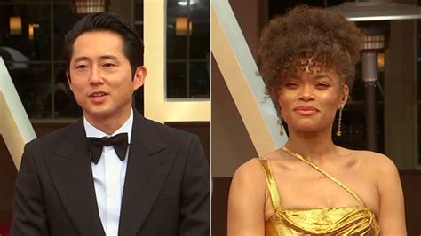 Oscars 2021: Red carpet interviews with stars at 93rd Academy Awards, including Steven Yeun of ...