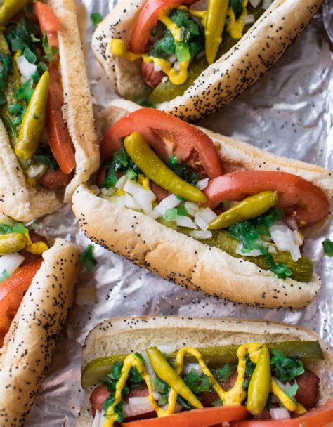 Chicago Style Hot Dogs | Carolyn's Cooking