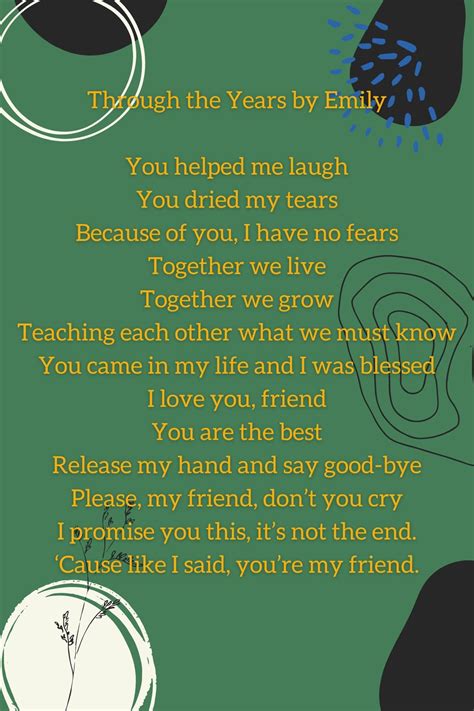 Goodbye Best Friend Poems That Make You Cry