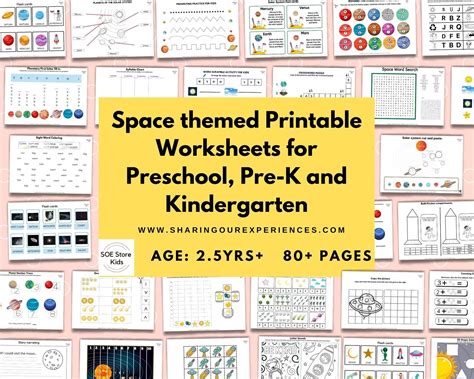 Kindergarten printable worksheets - redfod