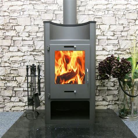 Elegance 12kw Multi-fuel Wood Burning Stove with back boiler – Modern Stoves – Contemporary ...