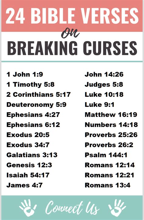 25 Most Powerful Bible Scriptures on Breaking Curses – ConnectUS