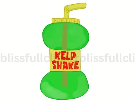 Kelp Shake PNG, Bikini Bottom, Spongebob, Clipart, Digital Download ...