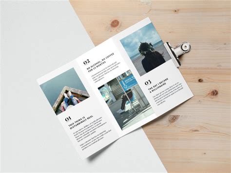 Free Tri-Fold Brochure Mockup PSD - PsFiles - Free Photoshop Files