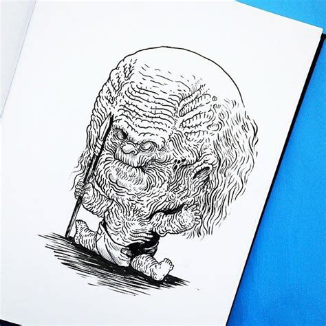 Famous Horror Characters Drawn As Creepy Babies (31 pics)