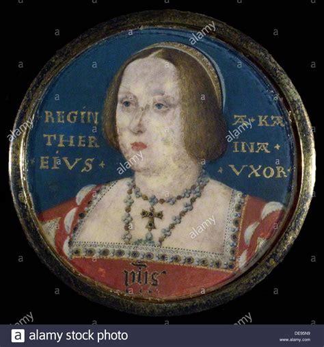 Portrait of Queen Catherine of Aragon (1485-1536), c. 1525. Artist Stock Photo: 60438373 - Alamy ...