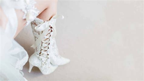 Lace Wedding Boots and Bridal Shoes - House of Elliot