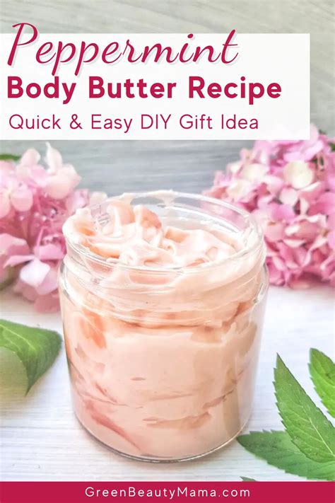 Peppermint Body Butter - Easy Homemade Candy Cane Body Butter Recipe ...