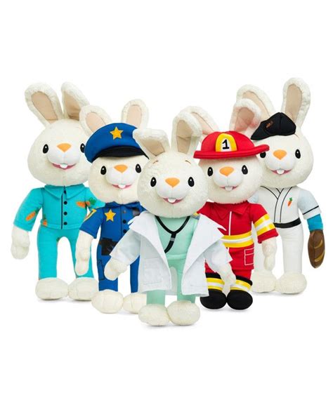 BabyFirst "Harry the Bunny" PJs/Policeman/Doctor/Fireman/Baseball Player plushes | Harry the ...