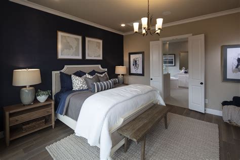 20+ Navy Blue Accent Wall Master Bedroom