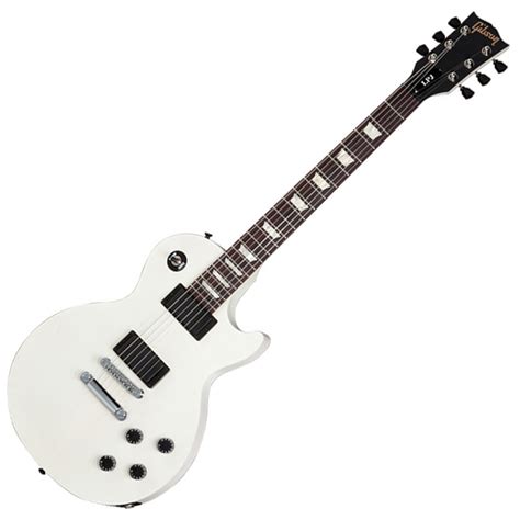 DISC Gibson LPJ Les Paul 2013 Electric Guitar, Rubbed White Trans | Gear4music