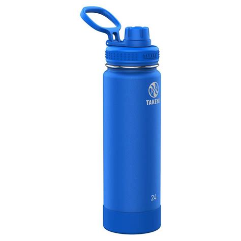 Takeya Actives Insulated Stainless Water Bottle with Insulated Spout Lid Arctic 24oz Home ...