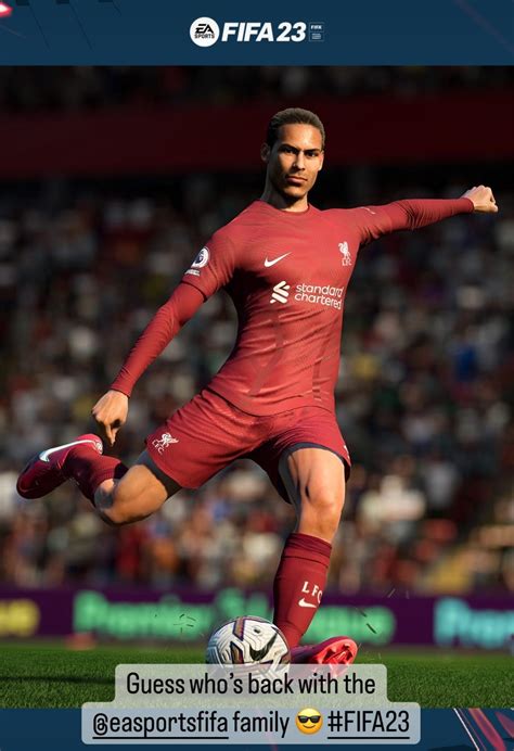 Fifa 23 revealed, first shot of Van Dijk : r/LiverpoolFC