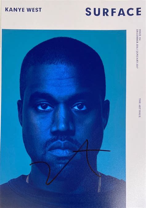 Autograph Signed Kanye West Photo