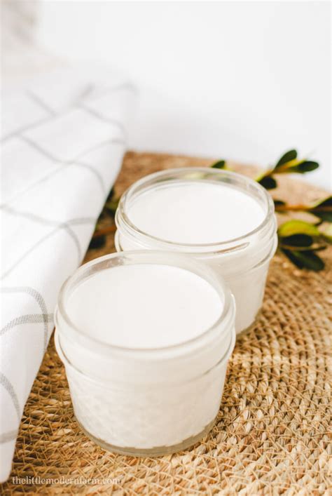 The Best Natural Lotion Recipe - The Little Modern Farm