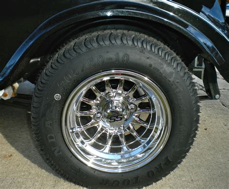 Golf Cart Wheels and Tires - Sizes, Finishes for Style and Custom Look