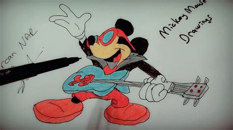Mickey Mouse Drawing Images (Best) | Easy Mickey Mouse Drawings and Sketches