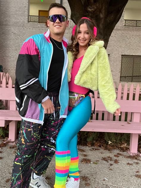 Couples costume for a 1980s themed Christmas party | *Tap* this photo ...