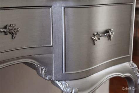 What To Know Before using Metallic Paint - Painted Furniture Ideas