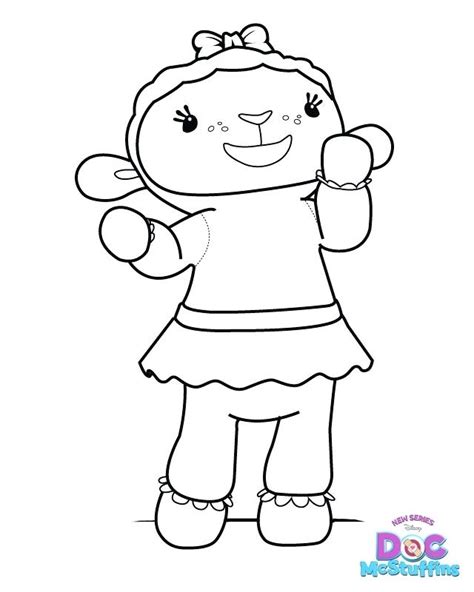 Doc Mcstuffins Stuffy Coloring Pages at GetDrawings | Free download