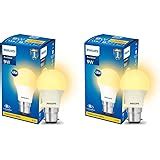 Philips B22 9W Led Bulb Golden Yellow Pack of 2 : Amazon.in