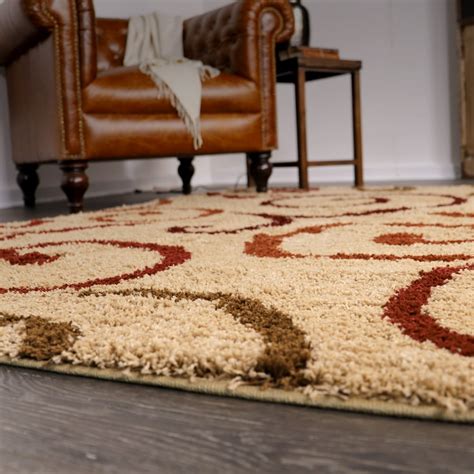 Better Homes and Gardens Swirls Soft Shag Area Rug or Runner - Walmart.com - Walmart.com