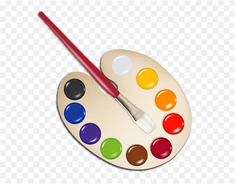 Emoji Android Artist Palette - Artist Palette Clip Art Free - FlyClipart