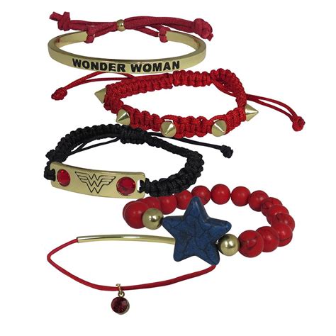 Wonder Woman Bracelet 5-Pack