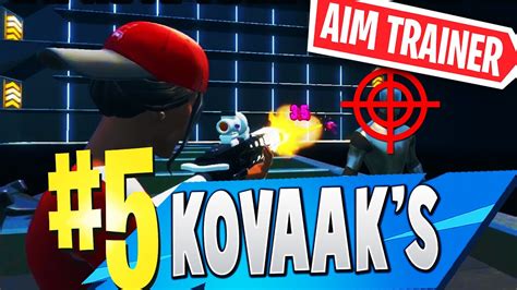 Top 5 Best KOVAAK'S Aim Training Maps | Fortnite Kovaak Map CODES - YouTube