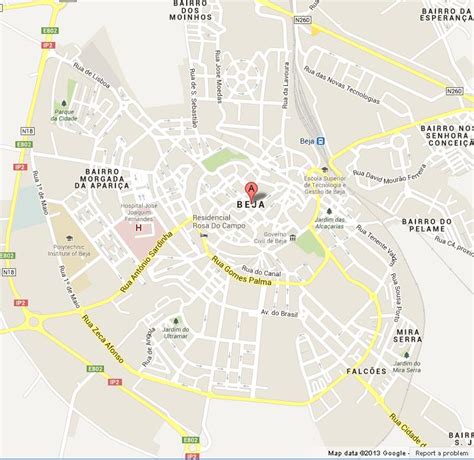 Map of Beja