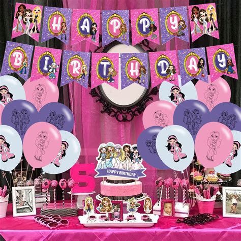 Girls of Bratz Birthday Party Decorations, Bundle of 33 Bratz's Themed ...