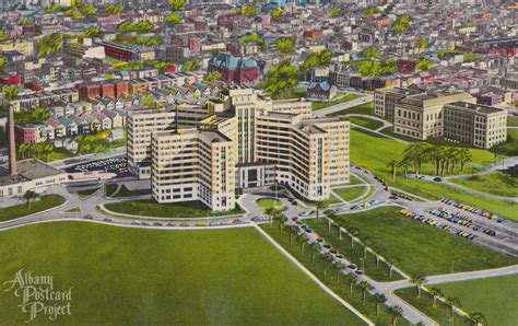 Air View, Veterans Hospital | Albany Postcard Project