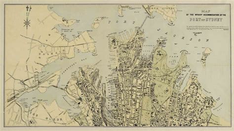 Port of Sydney Map - The Store: Australian National Maritime Museum