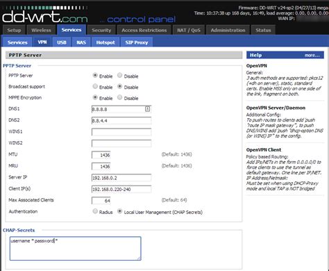 Set up a personal VPN server with DD-WRT | Home Automation Guru