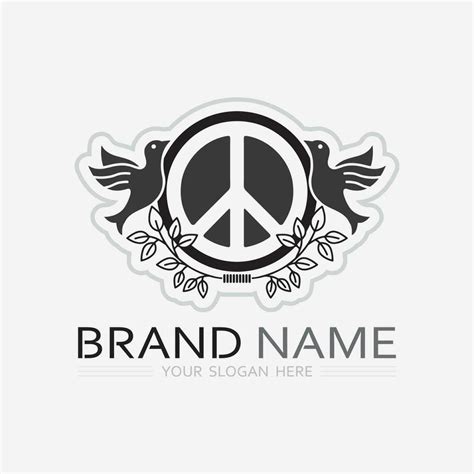 peace logo and design vector illustration concept design 34909032 ...