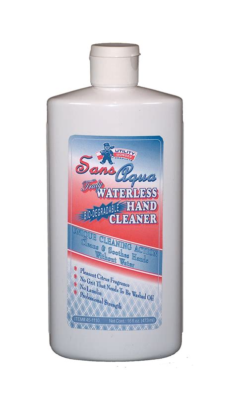 SANS AQUA BIO-DEGRADABLE WATERLESS HAND CLEANER