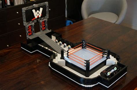 Lego WWE ring and stage I finished building today (x-post from /r/lego ...