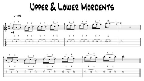 Music Ornamentation: Mordent For Guitar | Every Guitar Chord