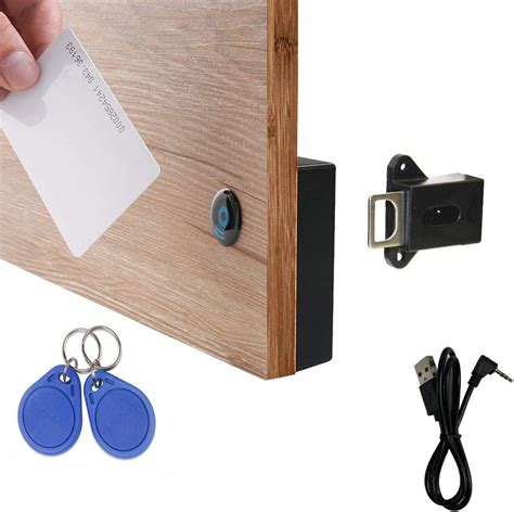 WOOCH RFID Locks for Cabinets Hidden DIY Lock - Electronic Cabinet Lock with USB Cable, RFID ...