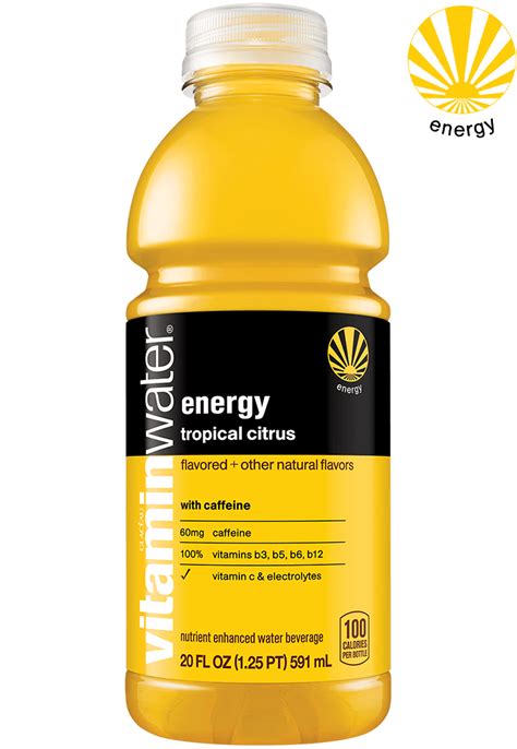 Vitamin Water Energy Label