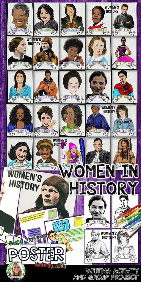 Women's History Month Printable Posters - Printable Word Searches