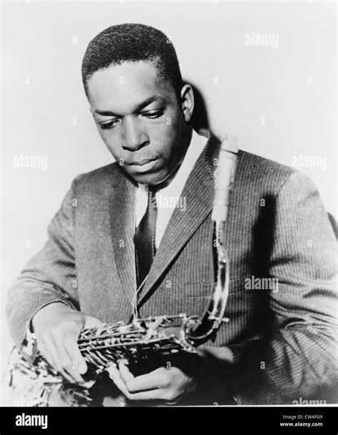 John Coltrane (1926-1967), master Jazz saxophonist, composer, and ...