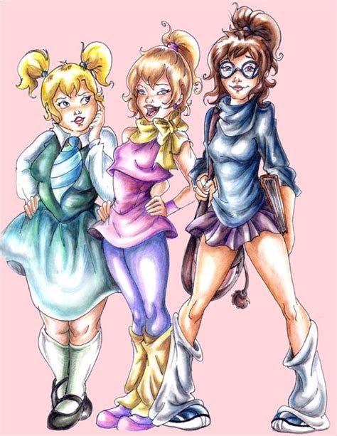 chipettes colored | Alvin and the chipmunks, The chipettes, 90s cartoon