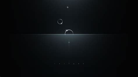 Minimalist Wallpaper with Circles and Reflections